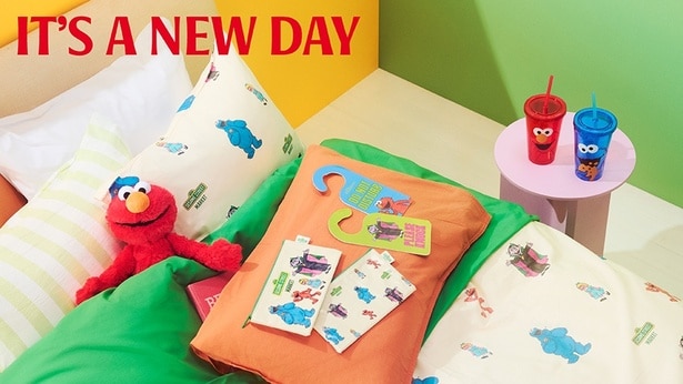 「セサミストリートマーケット」から新生活コレクション「IT’S A NEW DAY」が登場