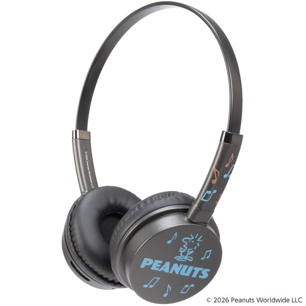 ヘッドバンドにも音符のイラストが散りばめられた、遊び心あふれるブラック