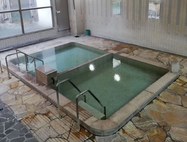 【写真】浴槽が2つに分かれている理由は…？