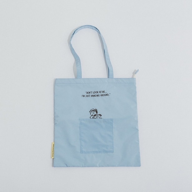 「刺繍フラットトートバッグ ライナス＆スヌーピー」(4510円)