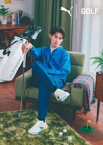 Snow Man向井康二が着用するPUMA GOLFの春夏製品がオシャレ！“フライパンでスイングチェック”のお茶目なムービーも公開