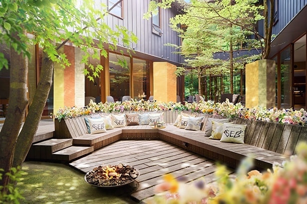 パブリックスペースTAMARIBA(中庭)