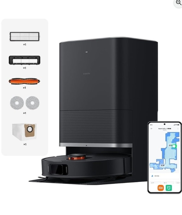 温水洗浄と自動集塵で、メンテナンスまで手放せる！【シャオミ】のロボット掃除機がAmazonに登場中‼