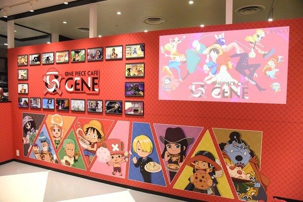 コラボカフェ「ONE PIECE CAFE GENE」の内装