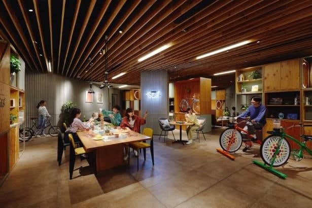 BEB5土浦 パブリックスペース「TAMARIBA」