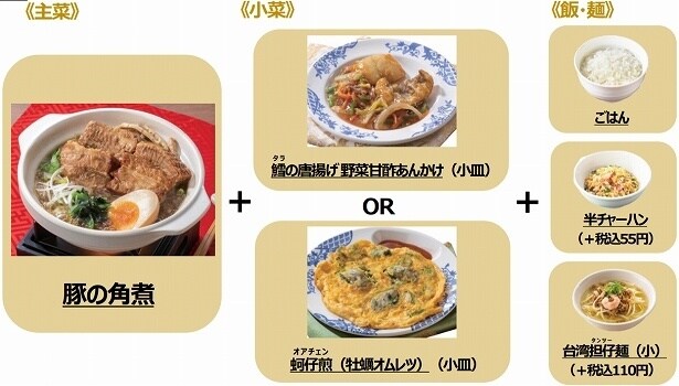 お得にいろいろ食べられる「米香セット」