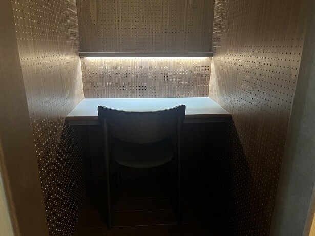 半個室になっているスペースもある