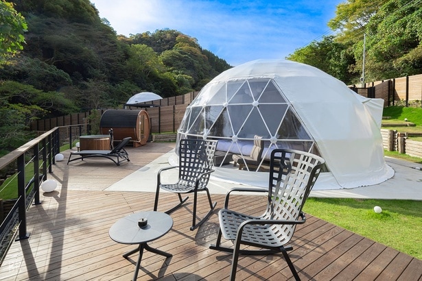 バレルサウナ付きの客室「澄懐 -Chokai-」