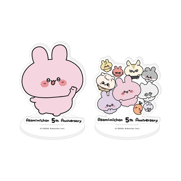 「アクリルスタンドA/B」(各1320円) 