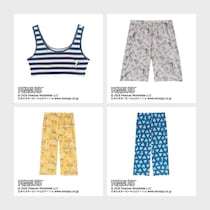 全部1650円以下！アツギのスヌーピー柄ハーフトップ・ステテコ・カプリパンツを一挙紹介