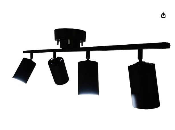 光の向きを自由自在♪光をデザインする楽しさ!【山善】4灯スポットシーリングライトをAmazonで手に入れよう!