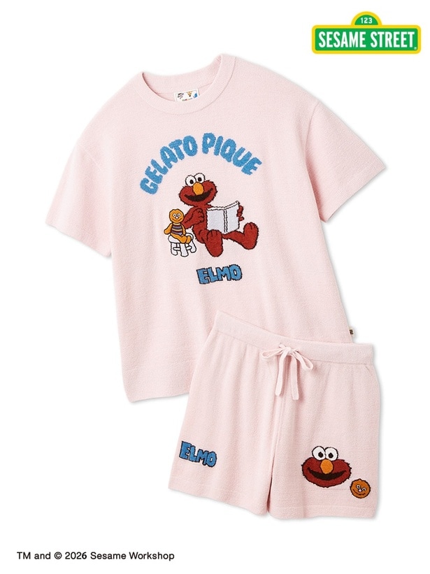 「【SESAME STREET】【レディース】エアリーモコジャガードプルオーバー＆ショートパンツセット」(1万5290円)