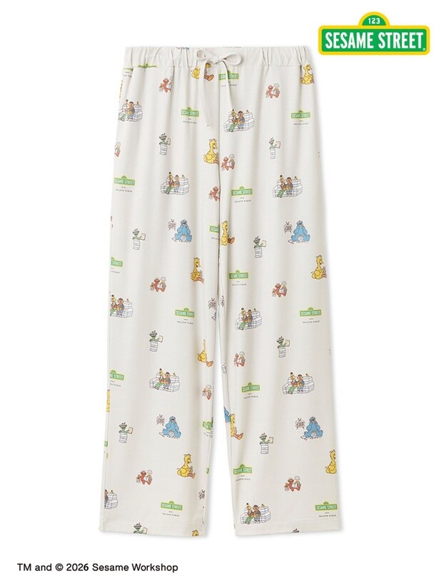 「【SESAME STREET】【メンズ】総柄ロングパンツ」(7480円)