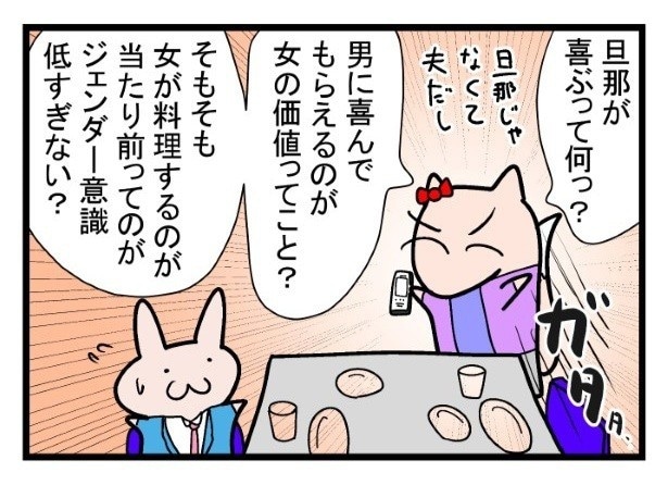 「ジェンダー意識が低い」とご立腹!