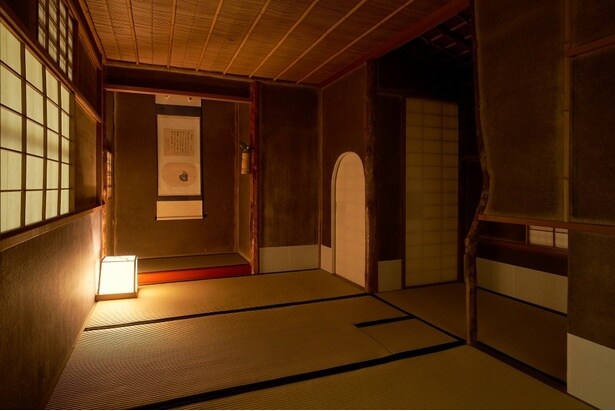 小堀遠州が松花堂昭乗と造った茶室「閑雲軒」を再現