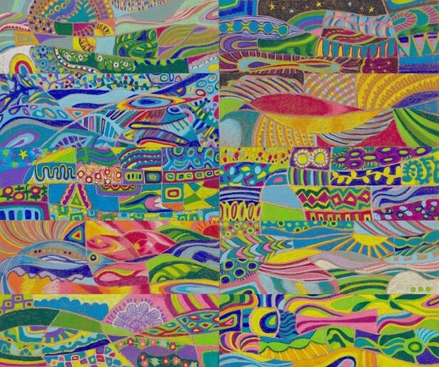 【写真】生田梨奈子さんが描く「つながる風景」