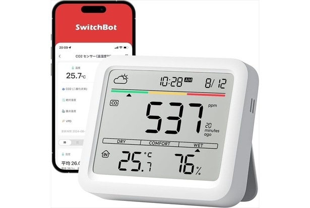 SwitchBot CO2センサー(温湿度計)