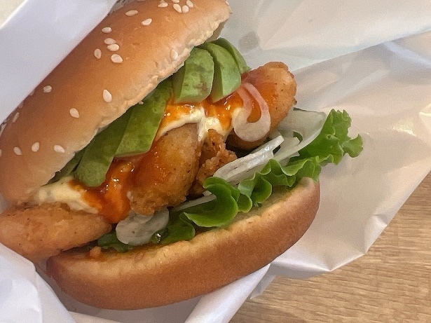 ガーリックシュリンプとクリーミーなアボカドが合う