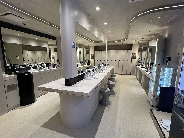 女性用の脱衣所