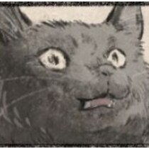【ネコ漫画】「この猫、目が笑ってない」本気度MAXの目力で思いを伝えてくるネコ様がすごい！【作者に聞く】