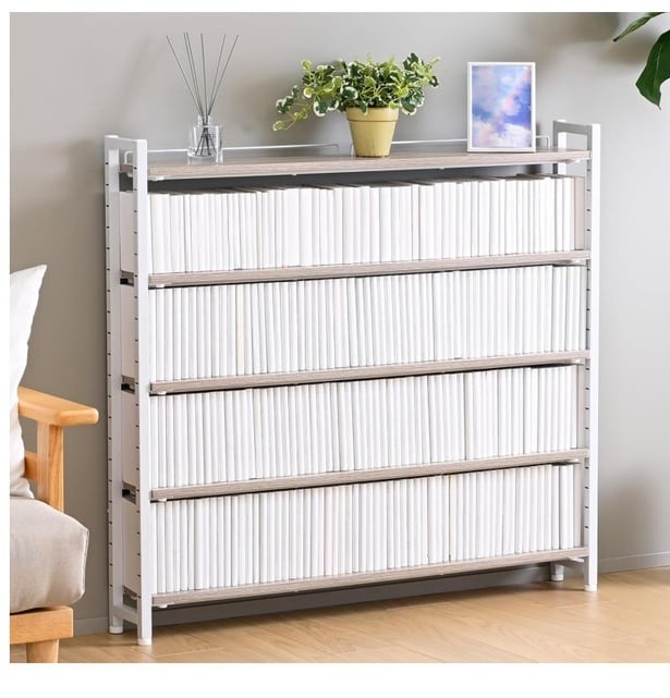 奥行17センチメートルの魔法。狭い空間を「魅せる壁面収納」へ変える【山善】の本棚がAmazonに登場中‼