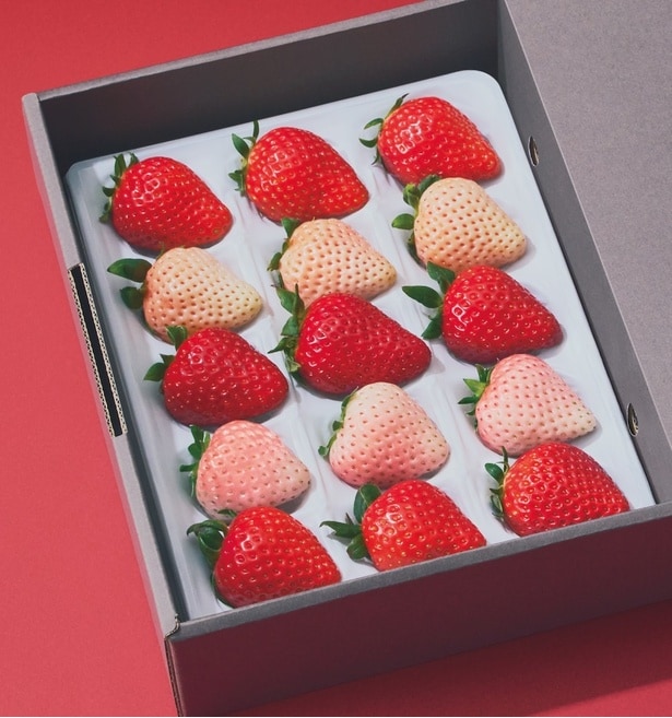 【写真】「ORVIIA CUVEE ストロベリーアソートボックス KOHAKU」(1万5800円)