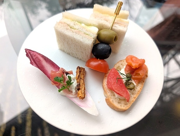 アフタヌーンティーの基本に忠実なセイボリー