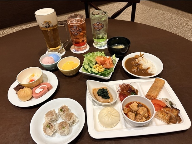 ついに待望の「飲み放題付きプラン」がランチバイキングに登場