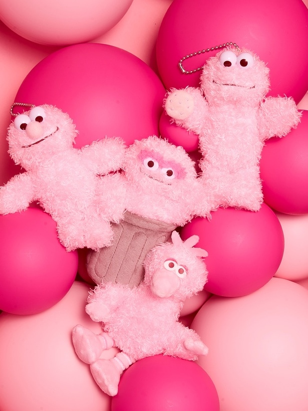 「ピンクぬいぐるみチャーム」(各3190円)