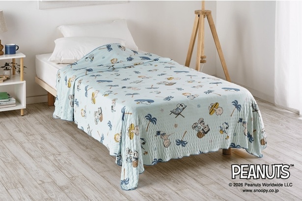 「ピーナッツ クールケット(ブルー)」(8800円)