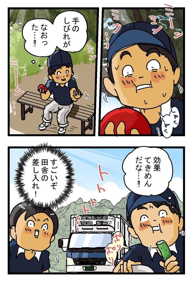 『猛暑と田舎のいただきもの』03