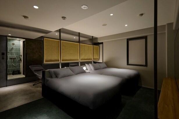 【写真】こちらはダブルベッド2台を設置するサウナツインルーム