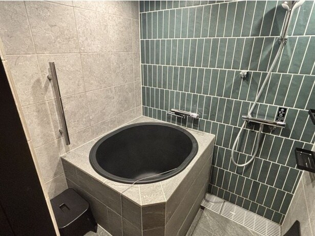 自分好みの温度で入れる水風呂はサウナ初心者の記者にとってもありがたい!