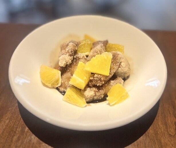 「菰錦豚と季節の台湾風酢豚」(1300円)