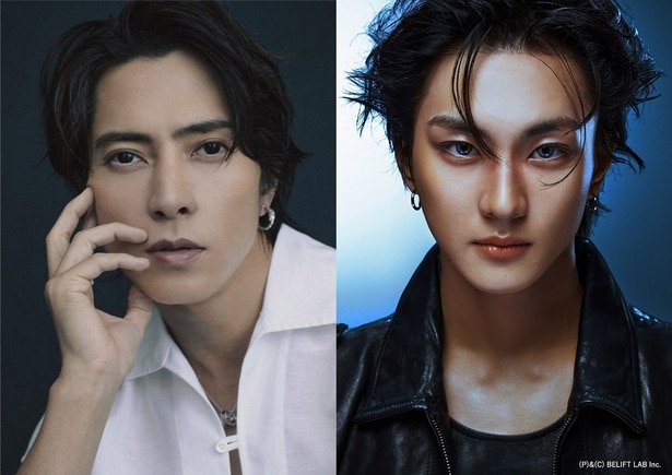  挿入曲「声(feat. JUNGWON of ENHYPEN)」でコラボが実現した山下智久さん(写真左)とENHYPEN・JUNGWON(同右)