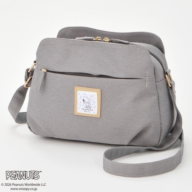 「レディース ショルダーバッグ(グレー)」(各3289円)