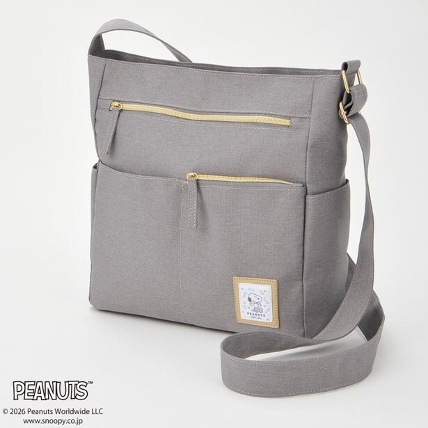 「レディース ショルダーバッグ(グレー)」(各3289円)