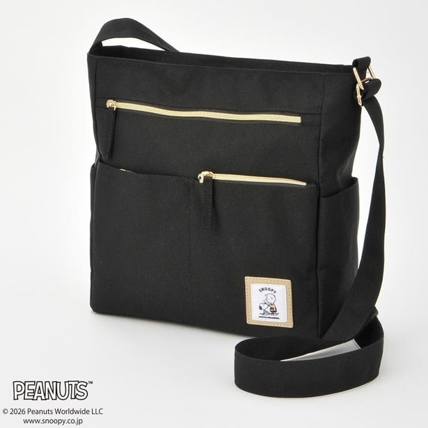 「レディース ショルダーバッグ(ブラック)」(各3289円)