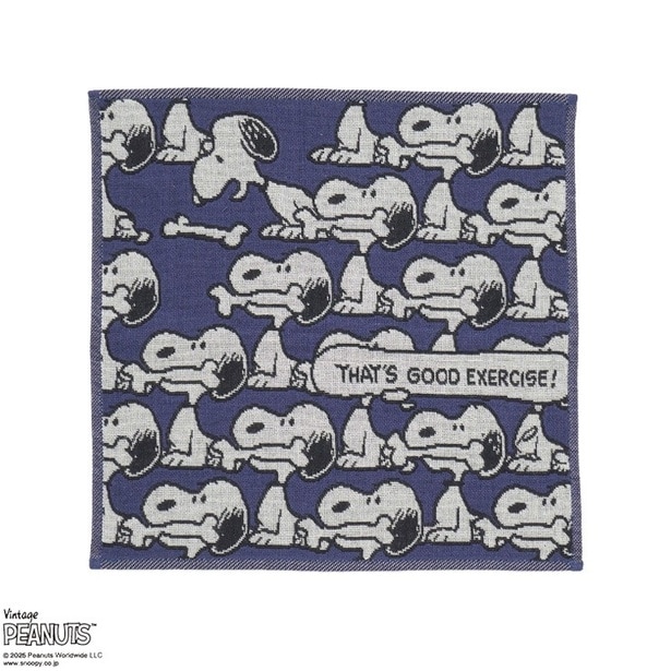 「3重ガーゼハンカチ(ネイビー)」(550円)