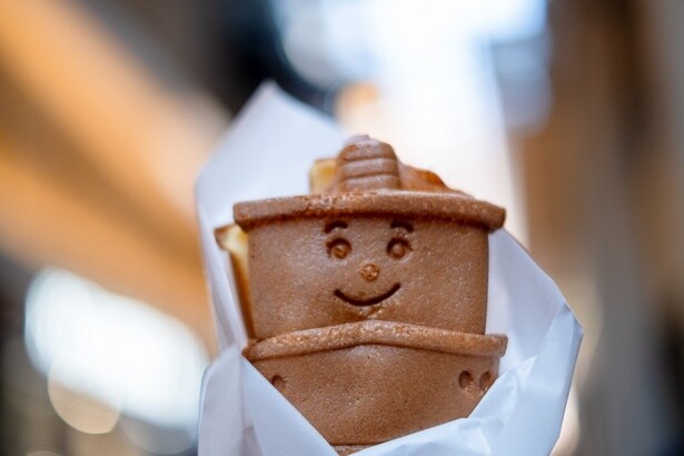 「横濱ハーバースタジアム」の「ハーバーくんサンド」300円