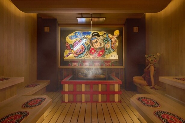 青森屋の青森ねぶたサウナ