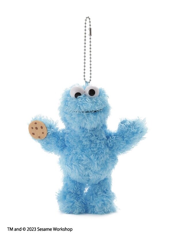 「ぬいぐるみチャーム クッキーモンスター」(2970円)