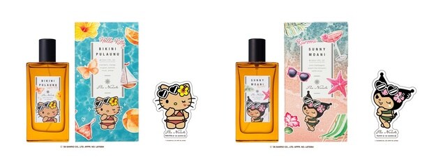 「プア ナナラ ビキニプラウヌ オードトワレ」。フルボトルタイプにはステッカーも付属