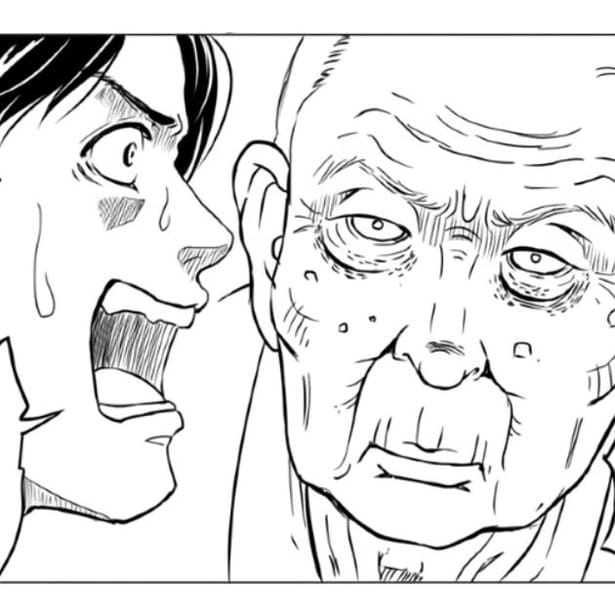 仕事が入ったので送り火に参加せず帰ろうとすると、助手席からすごい目ヂカラで見てくるじいちゃんの霊が…。