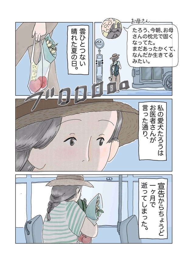 「今日の夕方にはお別れです。」02