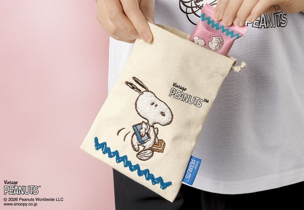 「スヌーピー シュガーバターの木 巾着」(880円)