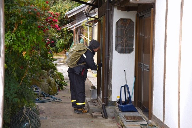 配達時には玄関から声をかけて、コミュニケーションをとるよう心掛けている