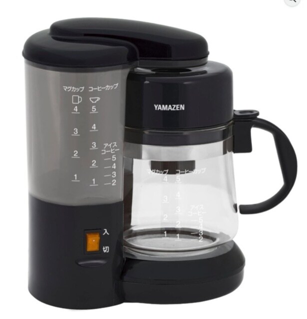 スイッチひとつで簡単!いつもの時間が淹れたての香りに包まれる【山善】のコーヒーメーカーがAmazonに登場中‼