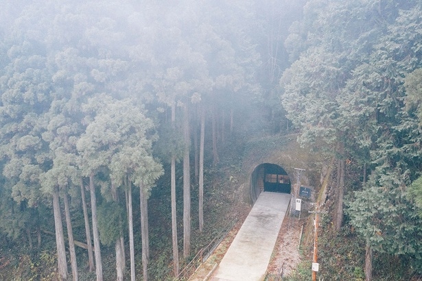 かつては鉄道が通っていた広島県安芸太田町のトンネル