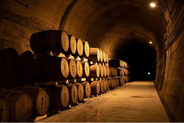 この鉄道トンネル跡地でウイスキー「戸河内」は熟成されている